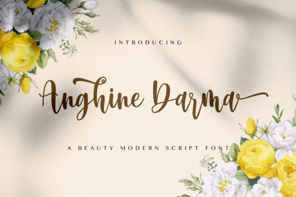 Anghine Darma: The Font That Brings Whimsy and Charm to Your Designs
