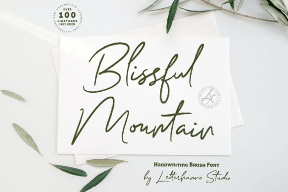 Blissful Mountain: A Font That Brings Serenity to Your Designs