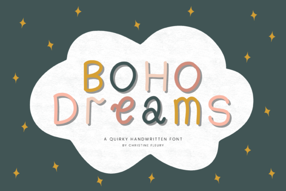 Boho Dreams: The Sweet, Quirky Font for Your Next Creative Project