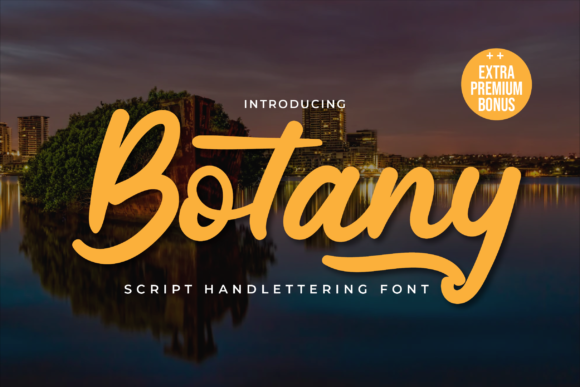 Botany: A Handwritten Font with Organic Style and Flow