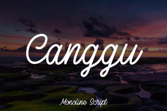 Canggu: The Handwritten Font That Feels Like a Brand