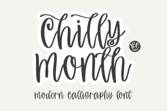 Chilly Month: The Handcrafted Appeal of Modern Calligraphy