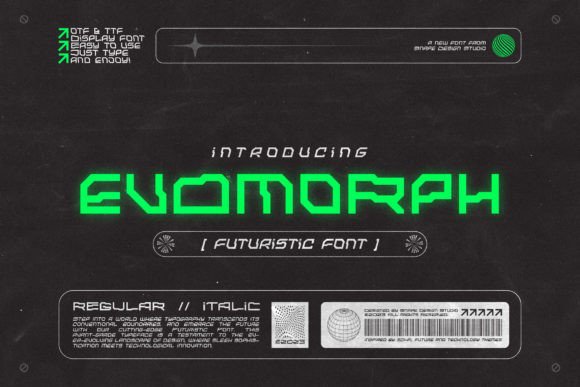 Evomorph: A Font for the Next Generation of Design
