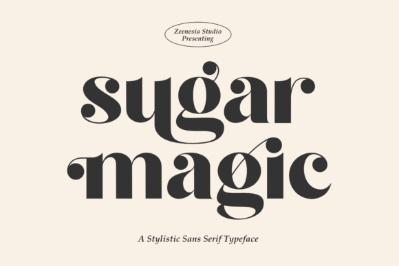 Sugar Magic: A Modern Typeface for Elegant Branding