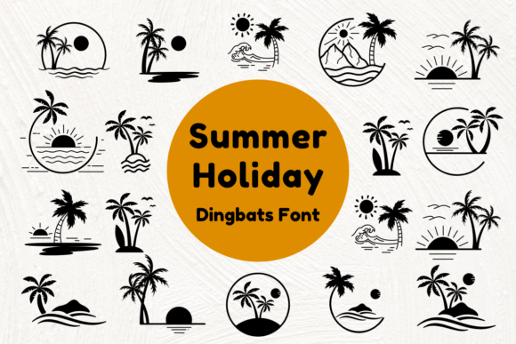 Summer Holiday: Your Go-To Typeface for Sunny, Vacation-Inspired Designs