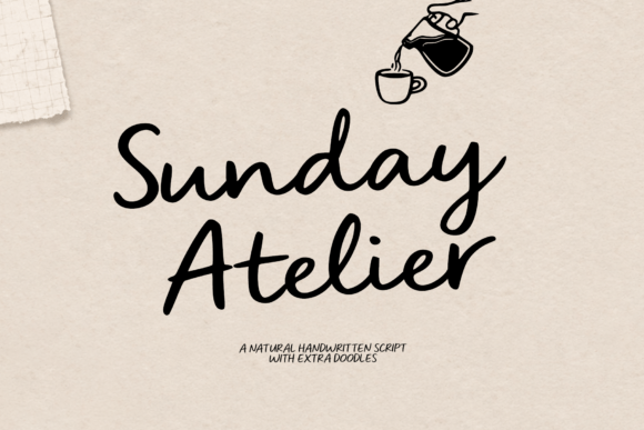 Sunday Atelier: The Script Font with Effortless Charm