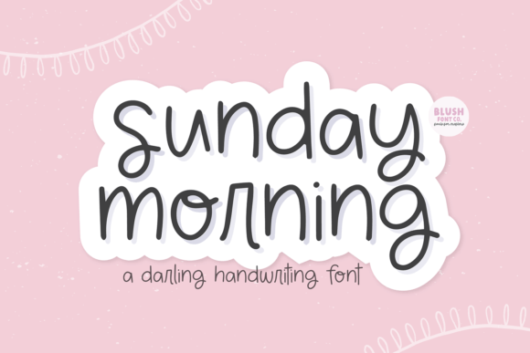 The Sunday Morning Font: A Handwritten Touch for Authentic Branding