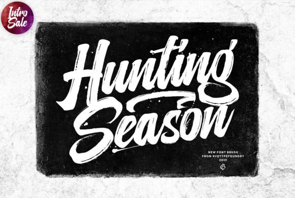 Why Hunting Season Is Your New Favorite Bold Handwritten Font