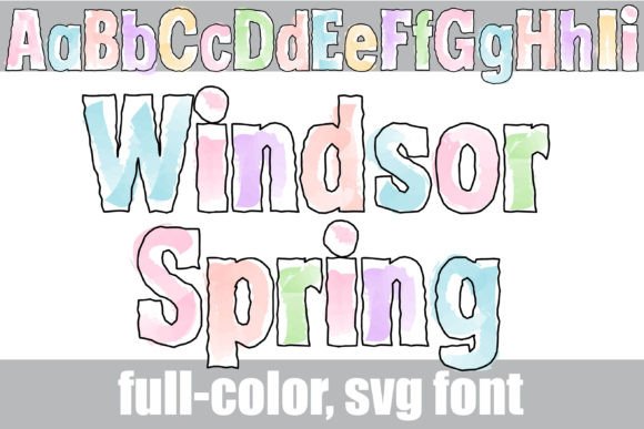 Windsor Spring: A Fresh Take on Colorful Typography