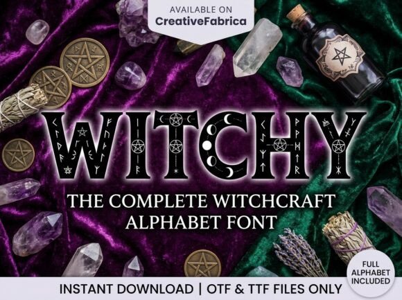 Witchy: Where Slab-Serif Strength Meets Sacred Symbolism