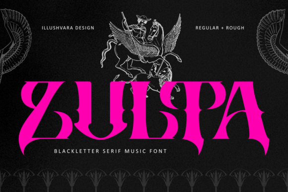Zulta Music: A Typeface Forged in Fire and Darkness